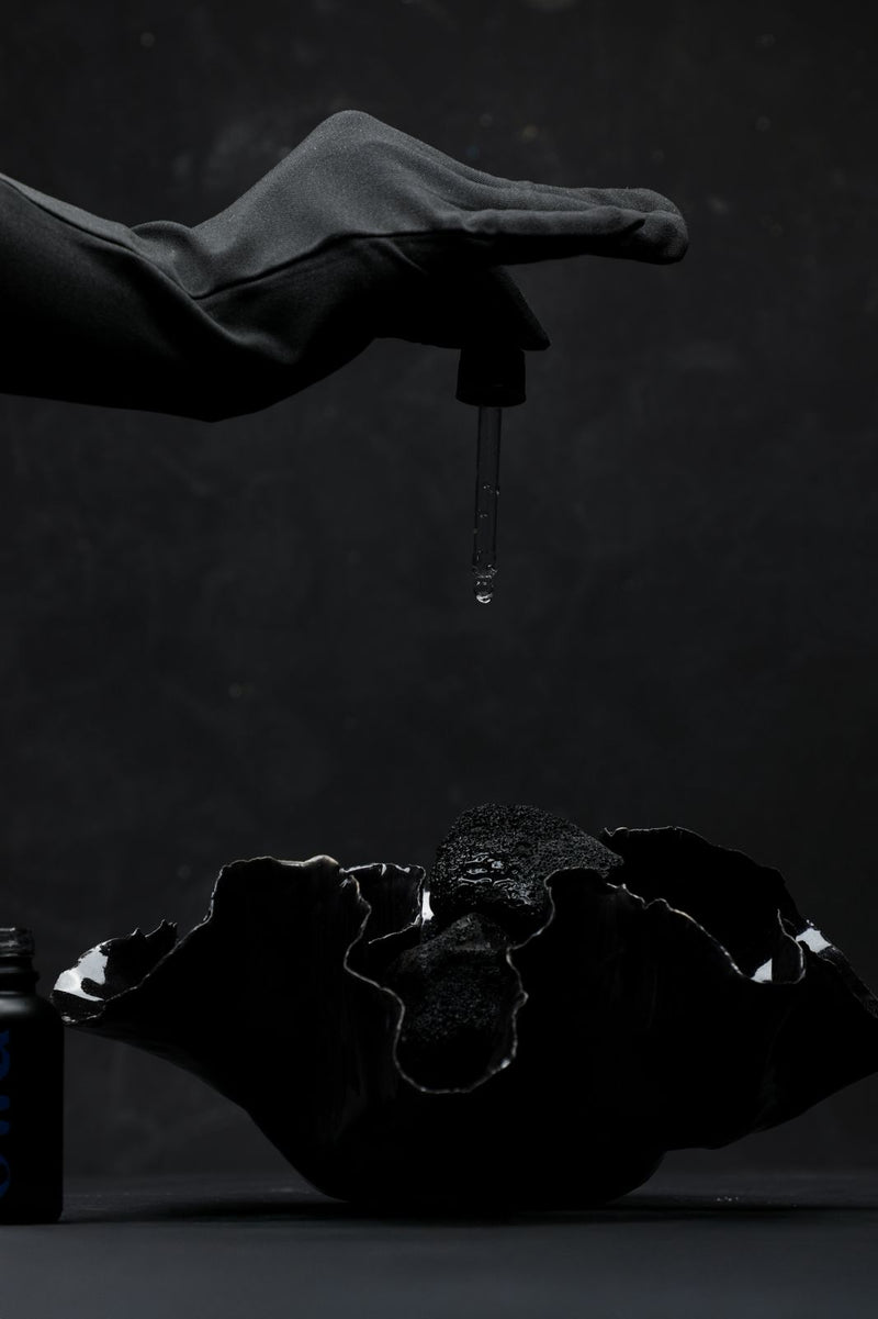 Lava Rocks - Navy Blue