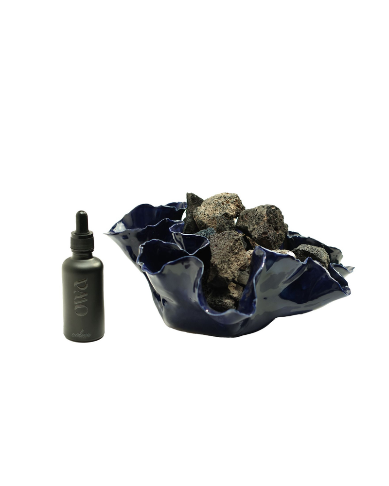 Lava Rocks - Navy Blue