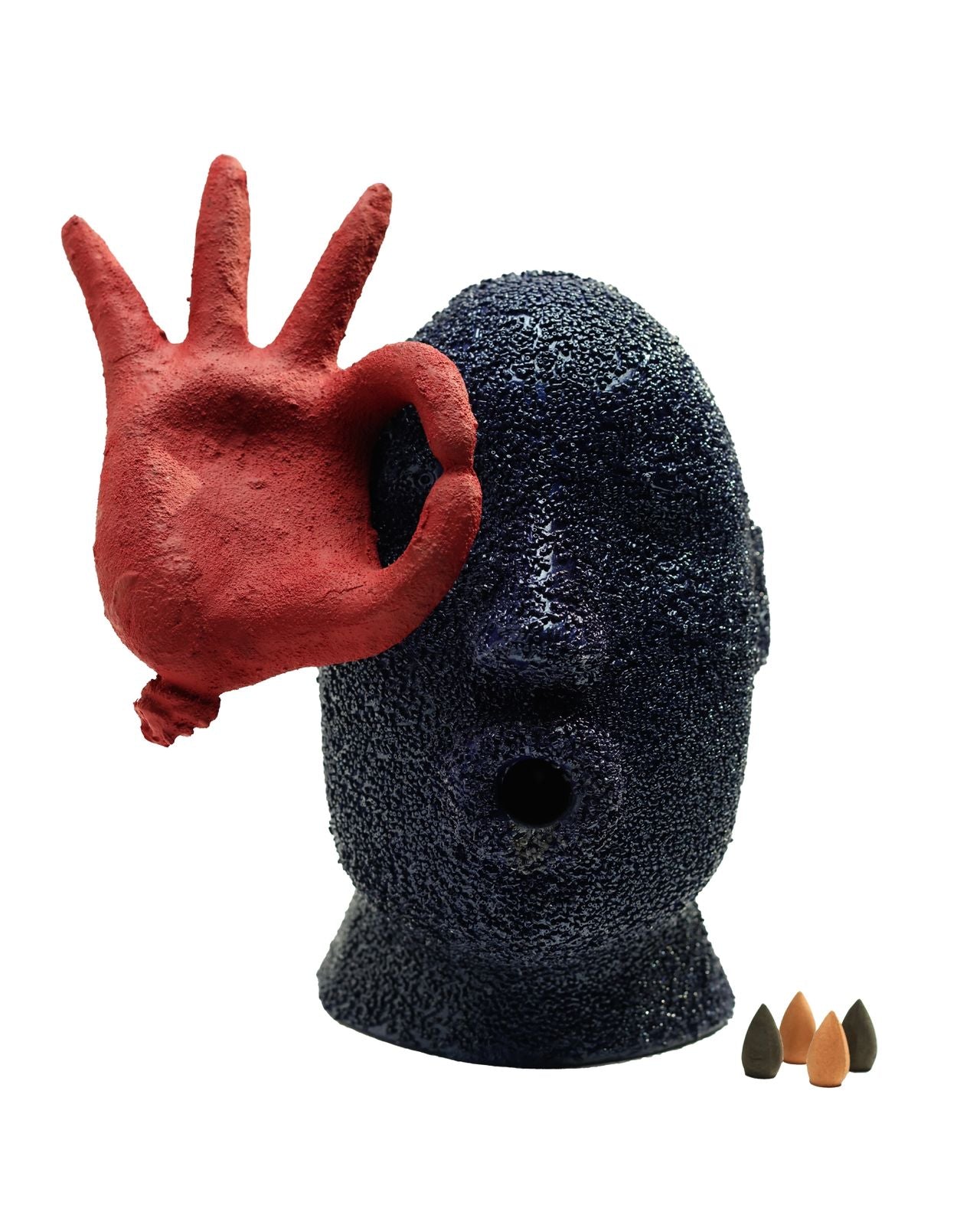 Mel - Navy Blue & Burgundy