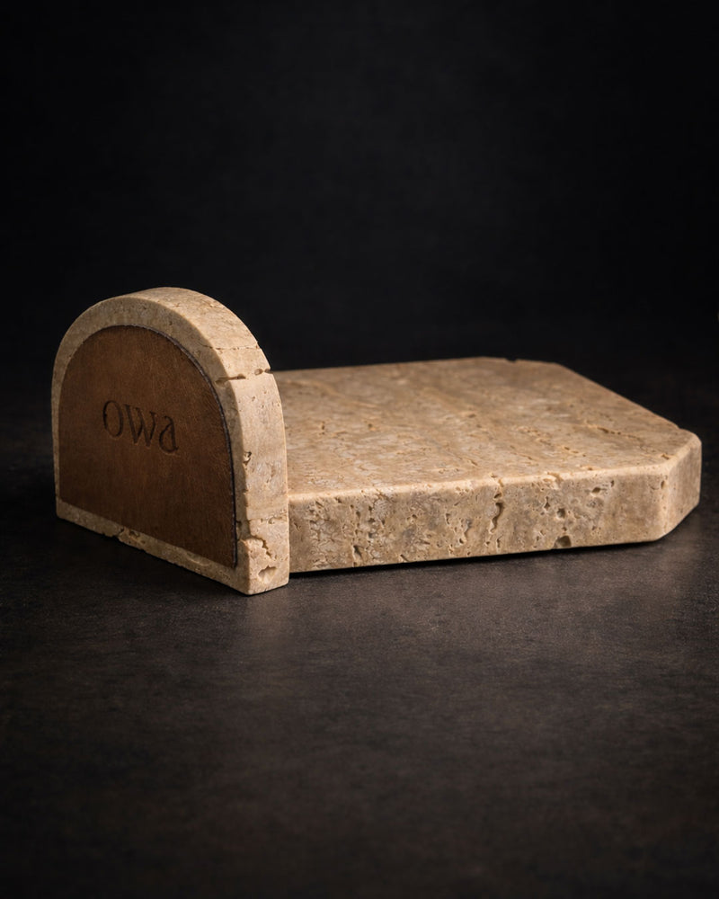 Travertino tray