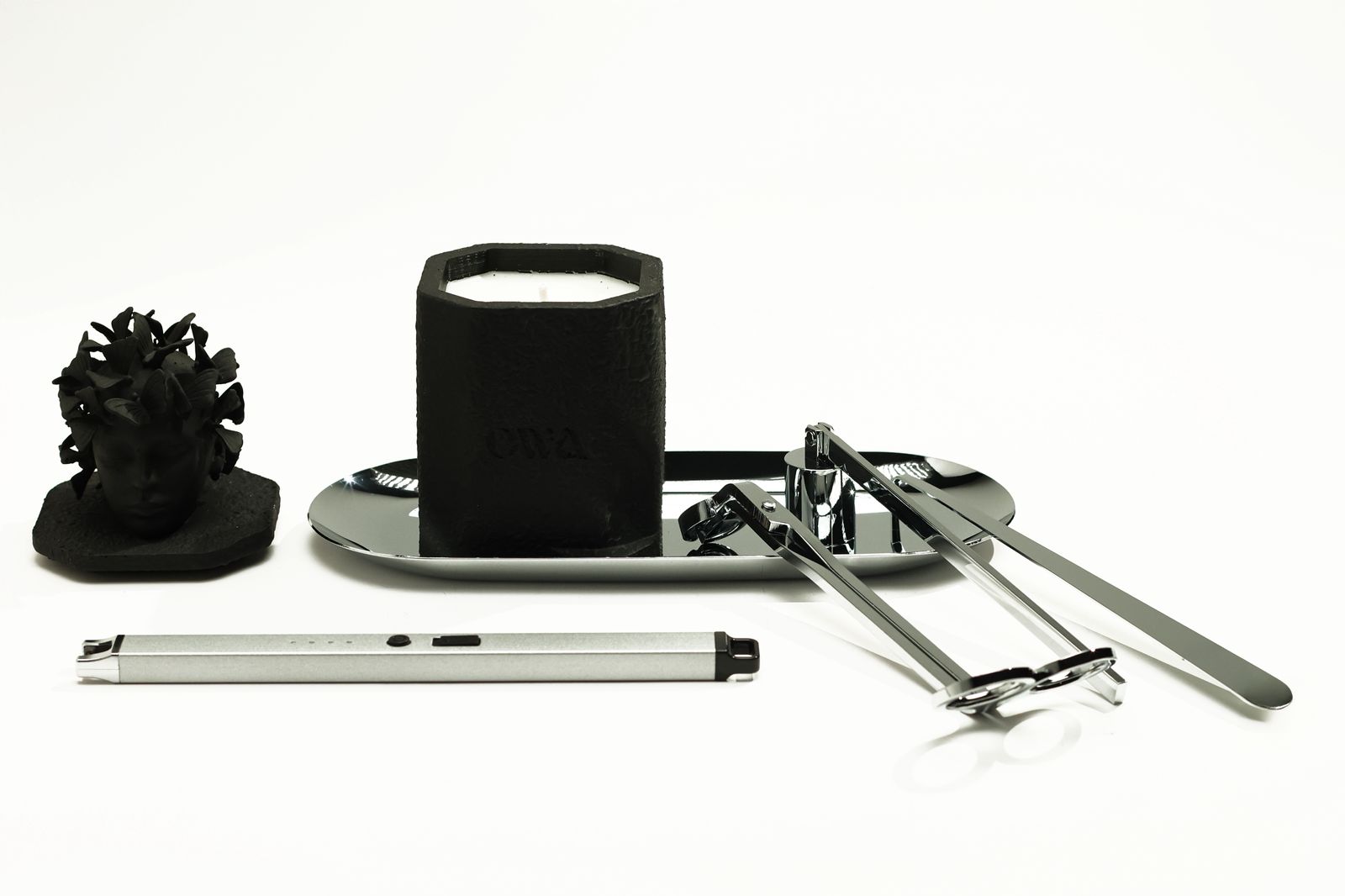 Candle Care Set - Silver